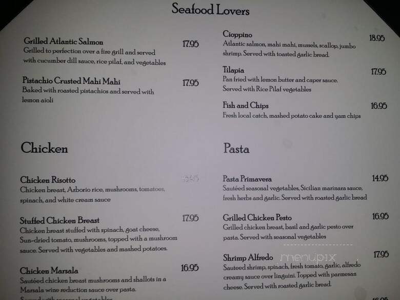 Beach Grass Cafe - Poway, CA menu_pic