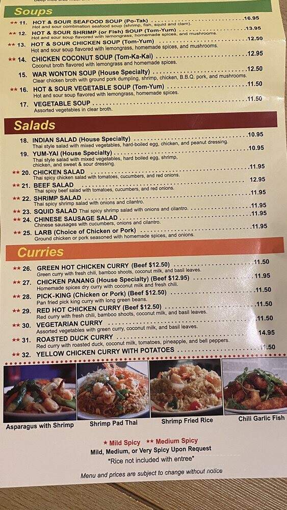 Saim Rice II - Santa Clarita, CA menu_pic