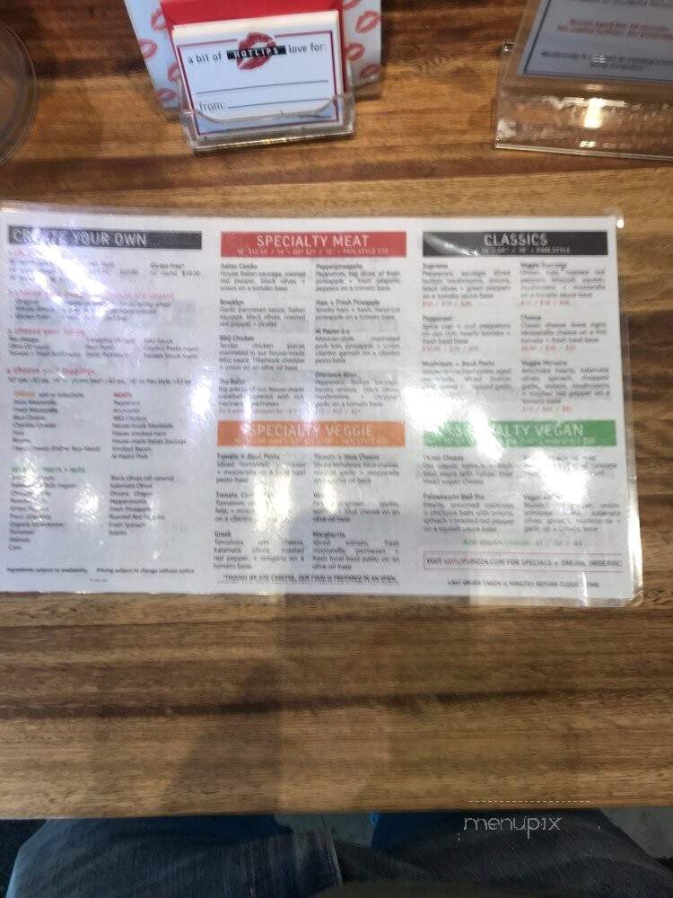 Hot Lips Pizza - Portland, OR menu_pic