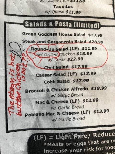 Mc Clouds - Bremerton, WA menu_pic