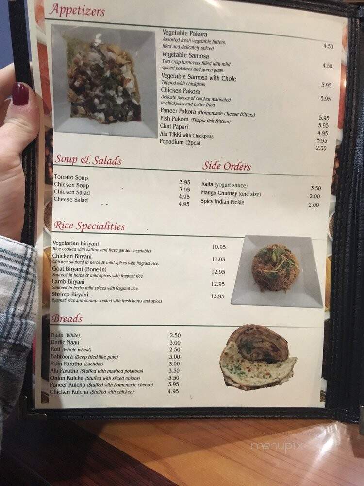 Kohinoor Dhaba - Arlington, VA menu_pic