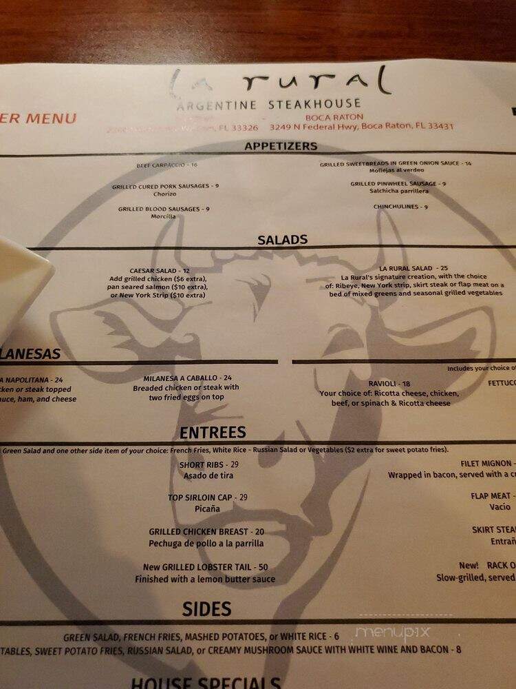 La Rural Argentine Grill - Weston, FL