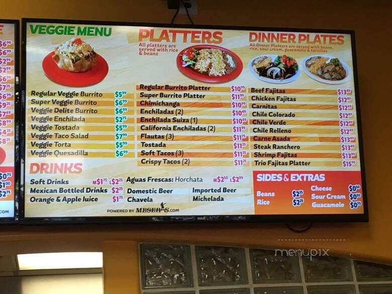 Burrito Factory - Sunnyvale, CA menu_pic