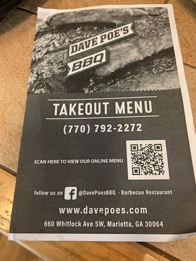 Dave Poe's BBQ - Marietta, GA