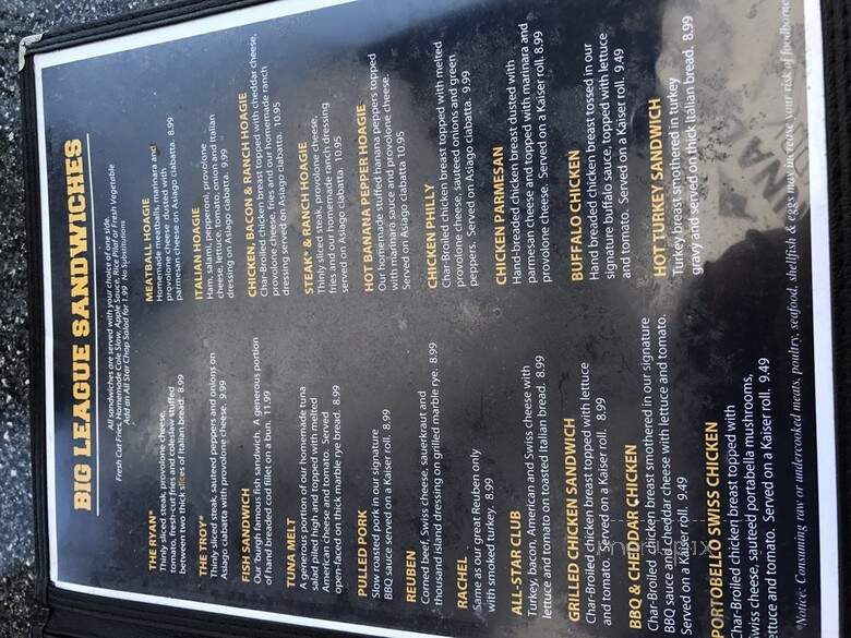 All Star Sports Bar & Grill - Pittsburgh, PA menu_pic