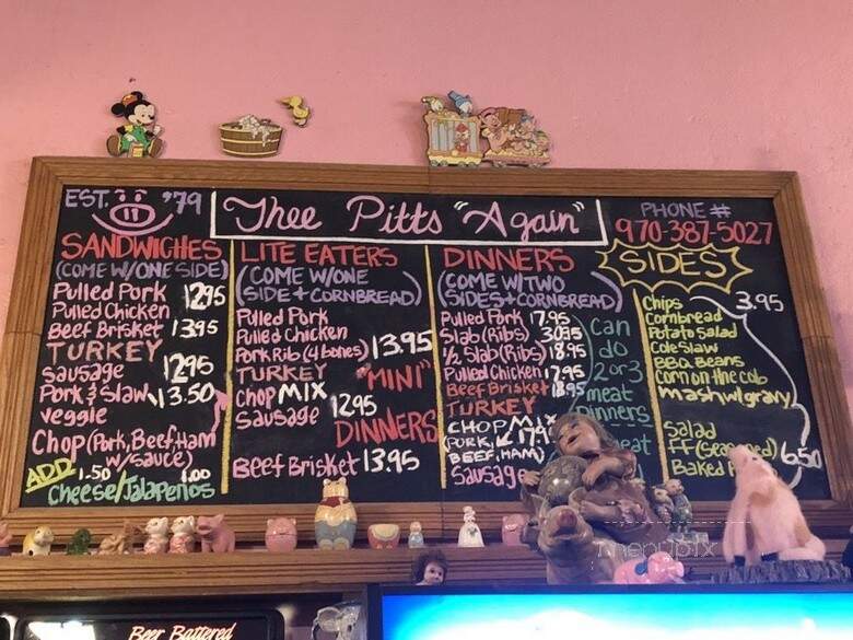 Thee Pit's 'Again' - Silverton, CO menu_pic