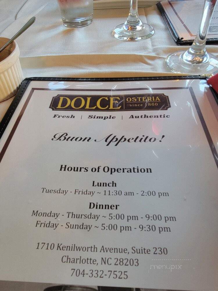 Dolce Ristorante Italiano - Charlotte, NC