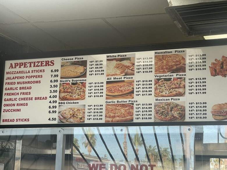 Sicili's Pizza - Las Vegas, NV menu_pic