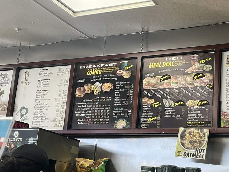 Yum Yum Donuts - Claremont, CA menu_pic
