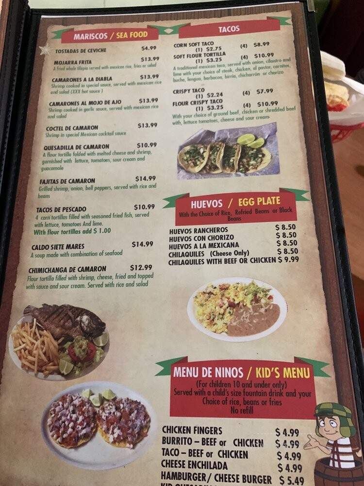El Maguey Restaurant - St Petersburg, FL menu_pic