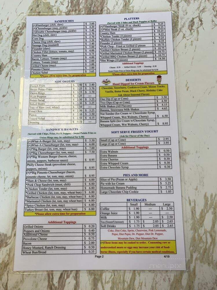 Hog City Cafe - Lexington, NC menu_pic