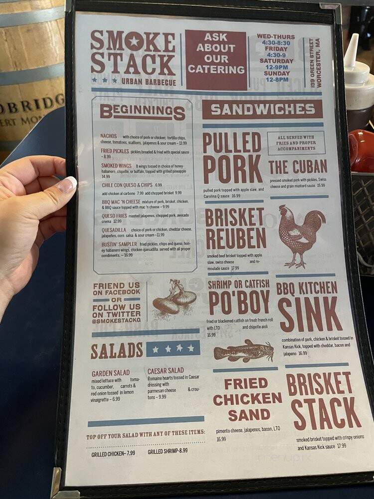 Smokestack Urban Barbecue - Worcester, MA