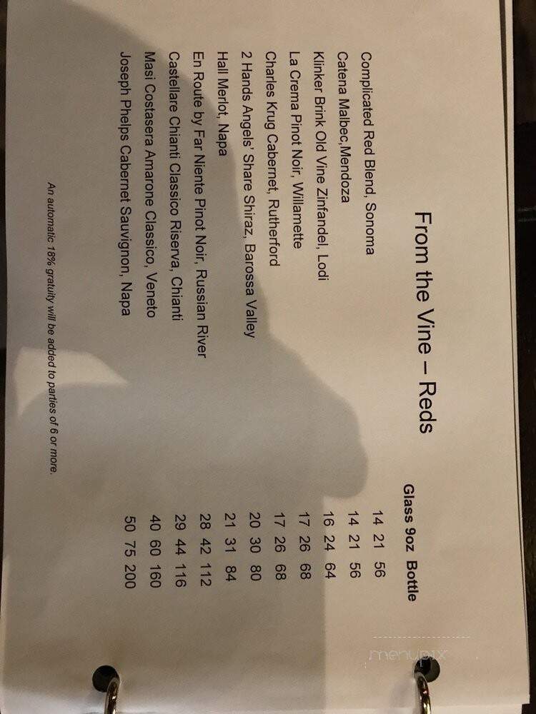 BLT Steak - Charlotte, NC menu_pic