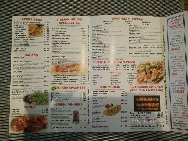 Maggios - Alexandria, VA menu_pic