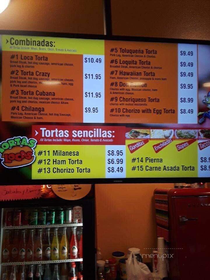 Tortas Locas - Burien, WA menu_pic