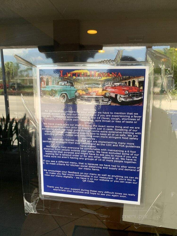 Little Havana - Miami, FL menu_pic