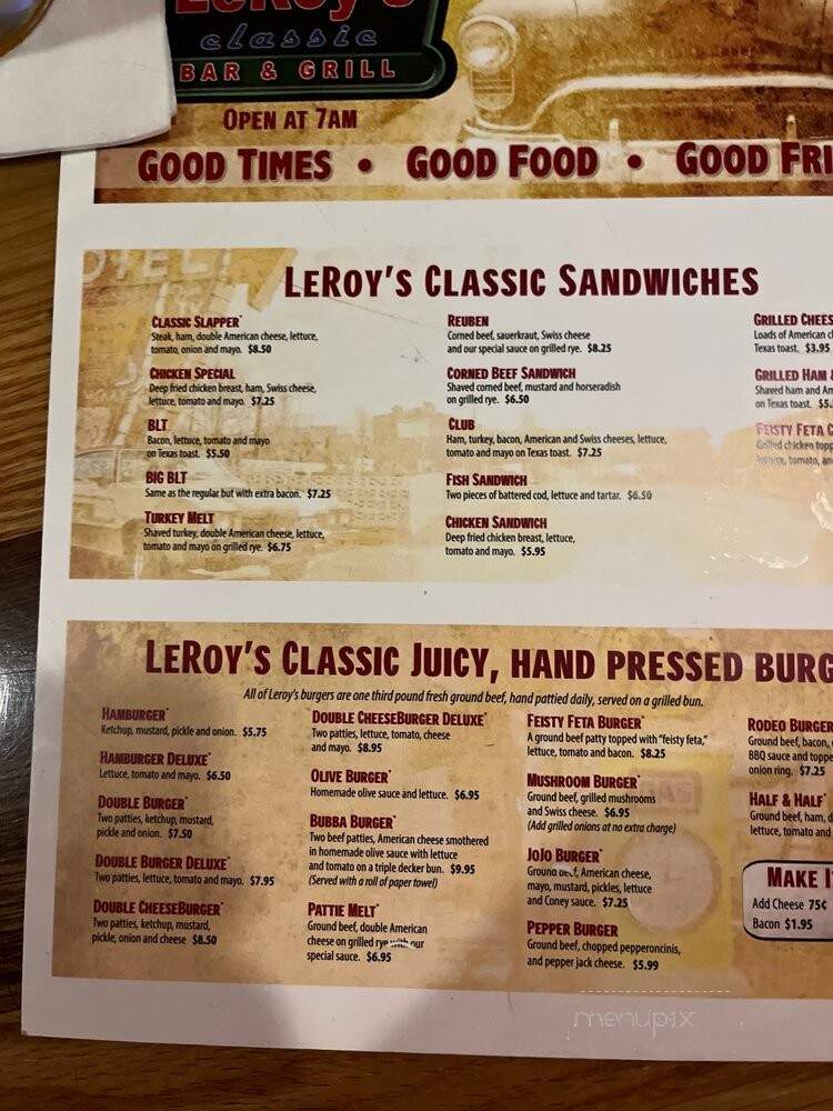 Le Roy's Classic Bar & Grill - Lansing, MI