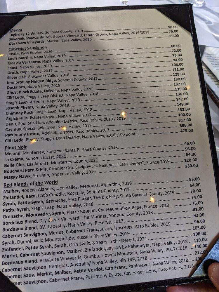 Piccolino Ristorante Pizzeria - Mission Viejo, CA menu_pic