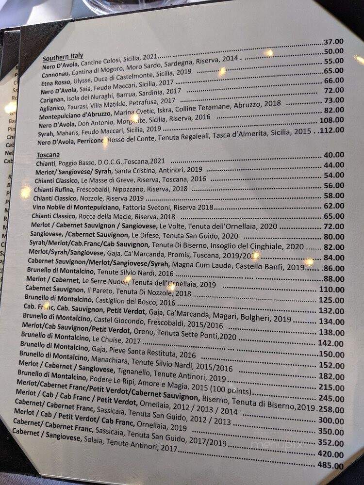 Piccolino Ristorante Pizzeria - Mission Viejo, CA menu_pic