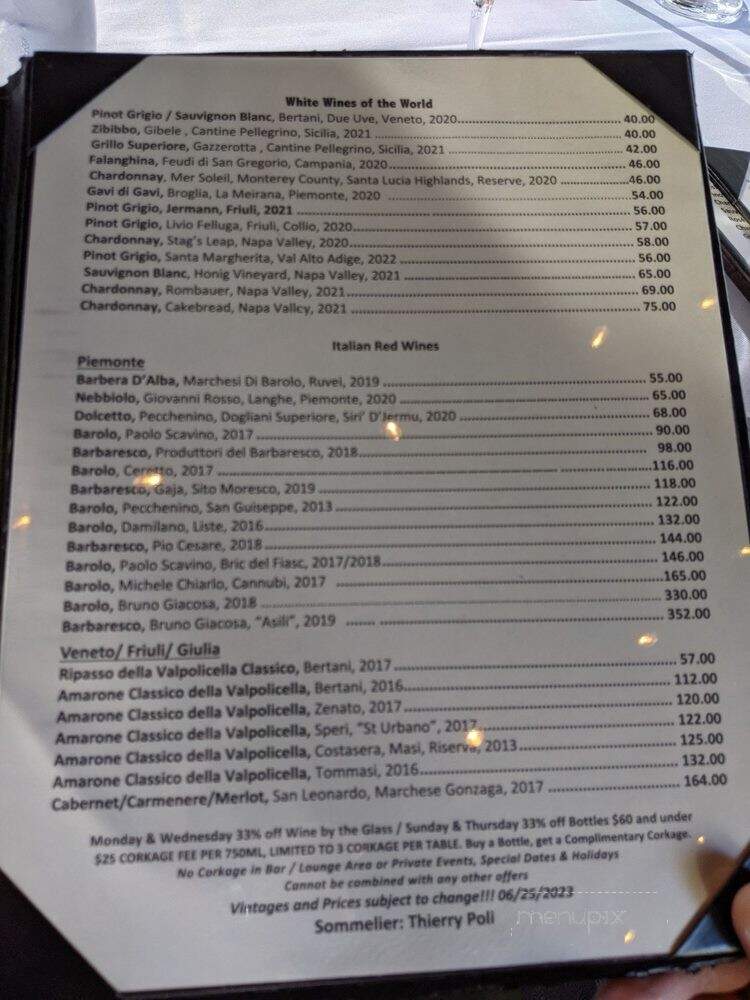 Piccolino Ristorante Pizzeria - Mission Viejo, CA menu_pic