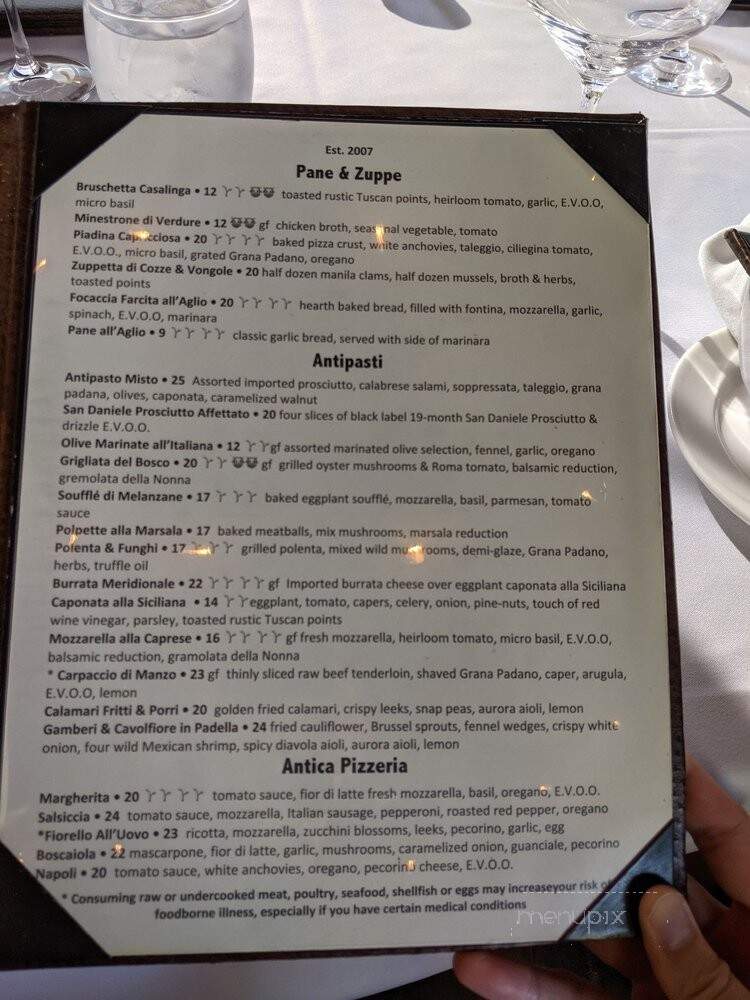 Piccolino Ristorante Pizzeria - Mission Viejo, CA menu_pic