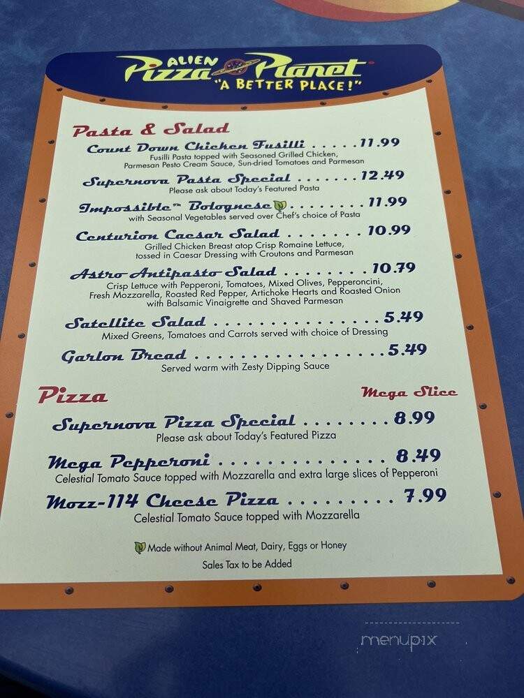 Redd Rockett's Pizza Port - Anaheim, CA menu_pic