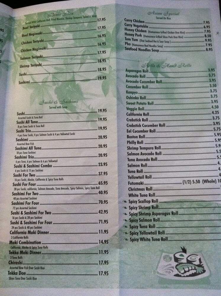 Yummy Sushi - Ewing, NJ menu_pic