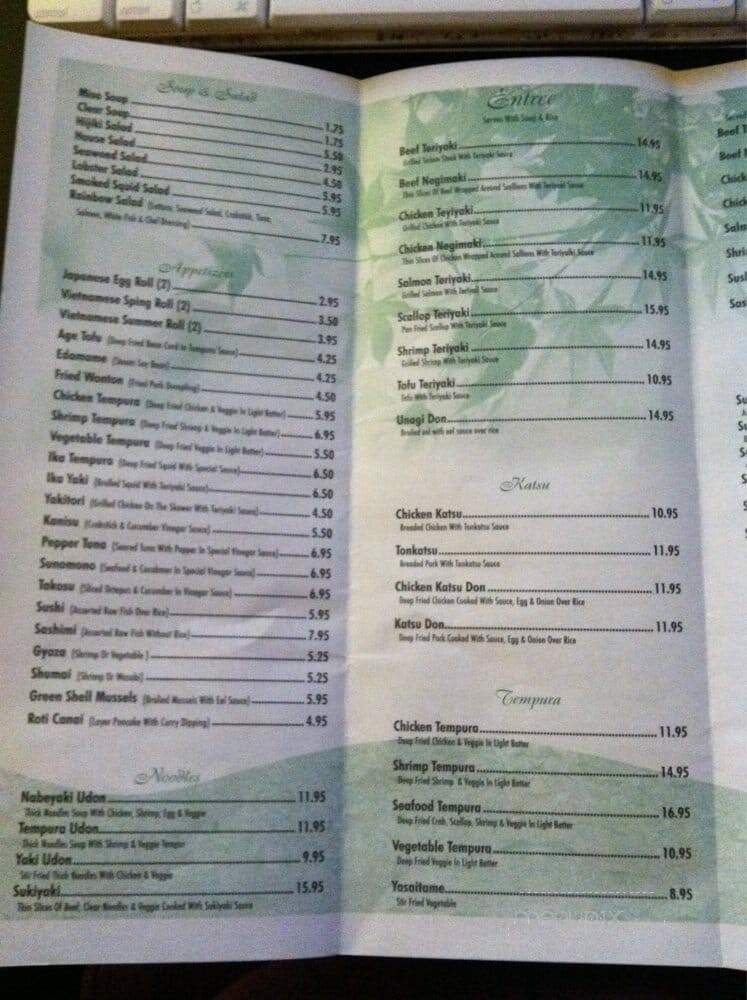 Yummy Sushi - Ewing, NJ menu_pic
