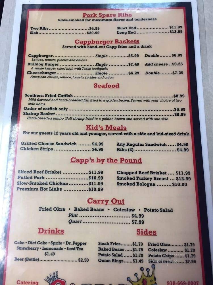 Capp's BBQ - Okmulgee, OK