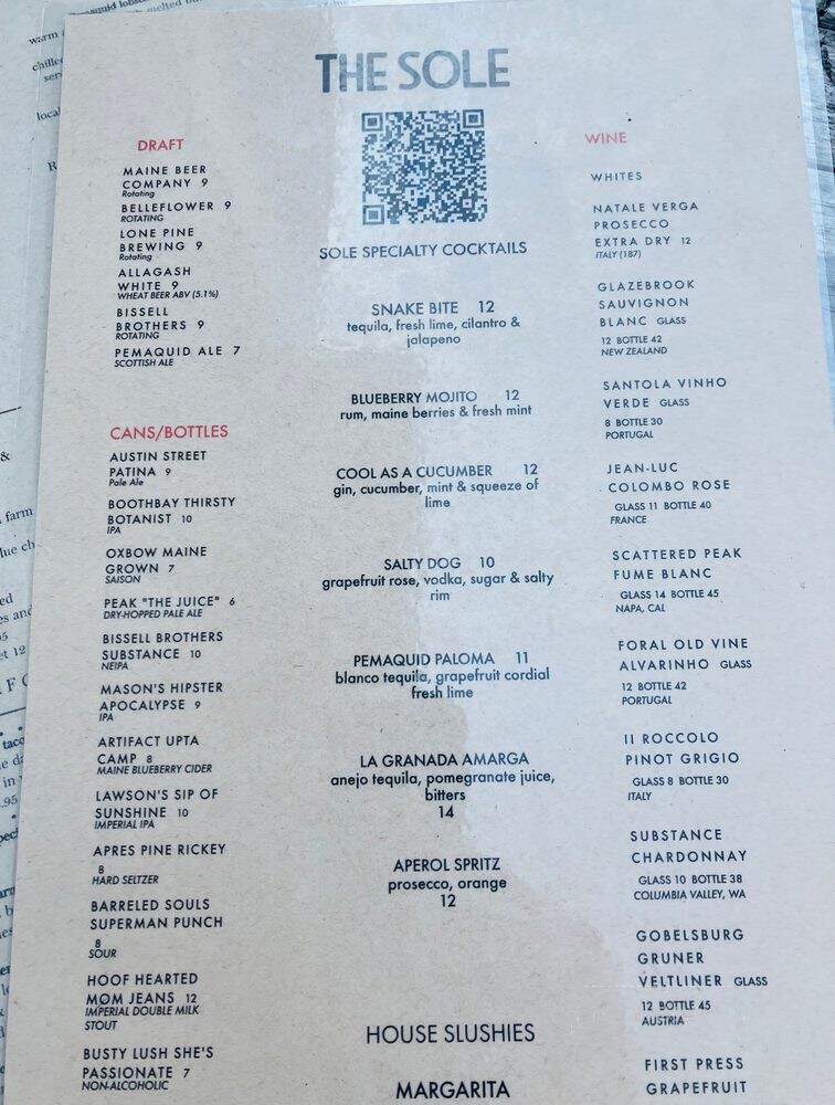 Colonial Pemaquid - New Harbor, ME menu_pic
