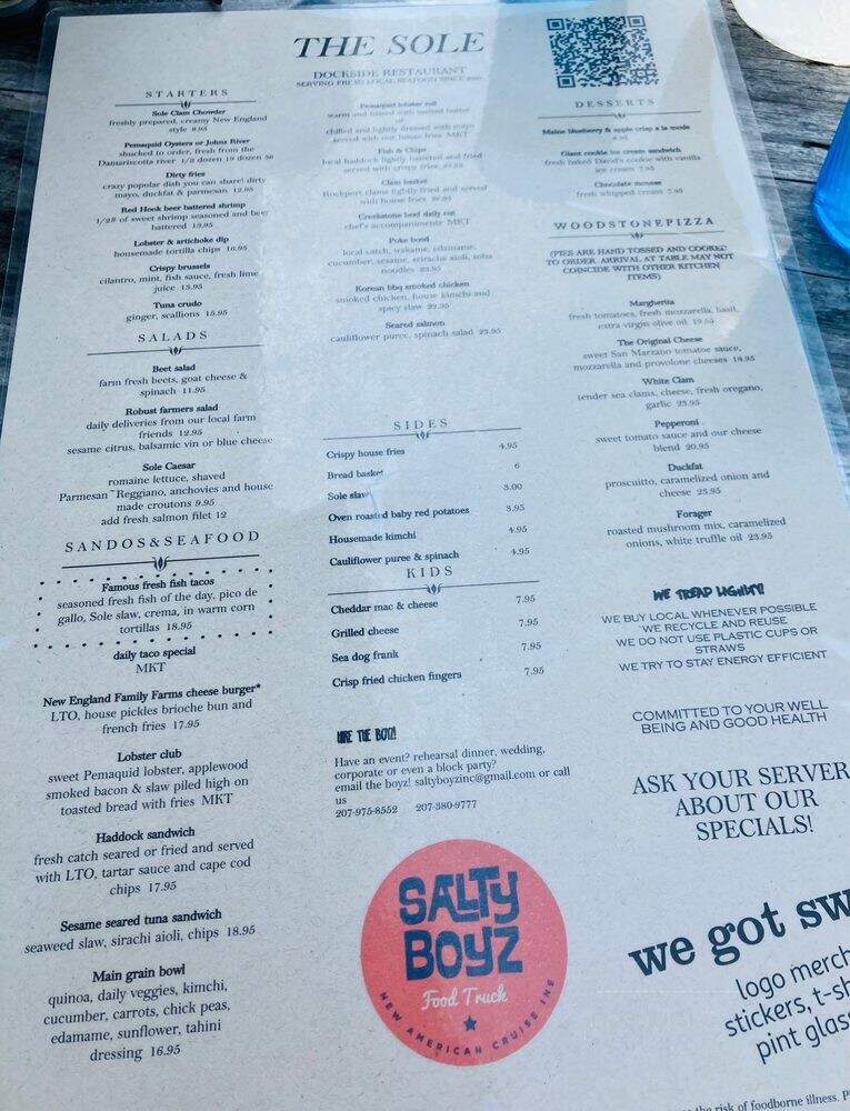 Colonial Pemaquid - New Harbor, ME menu_pic