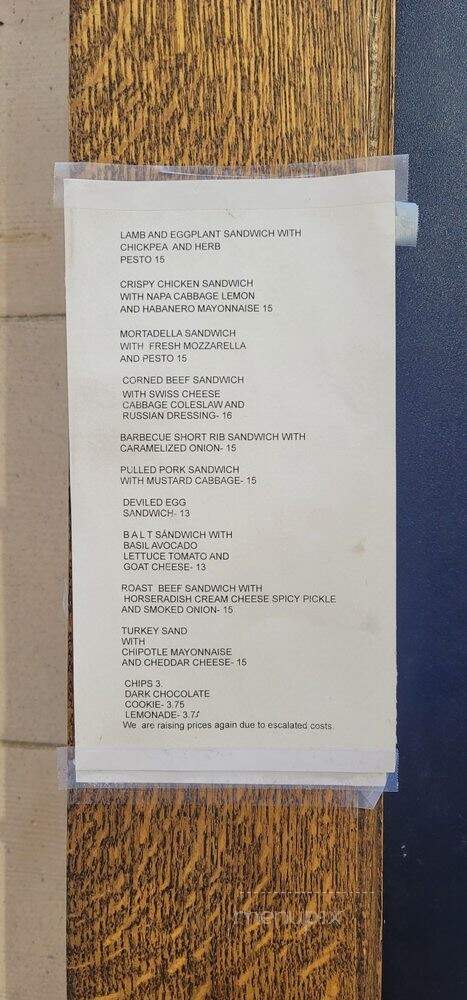 The Sentinel - San Francisco, CA menu_pic