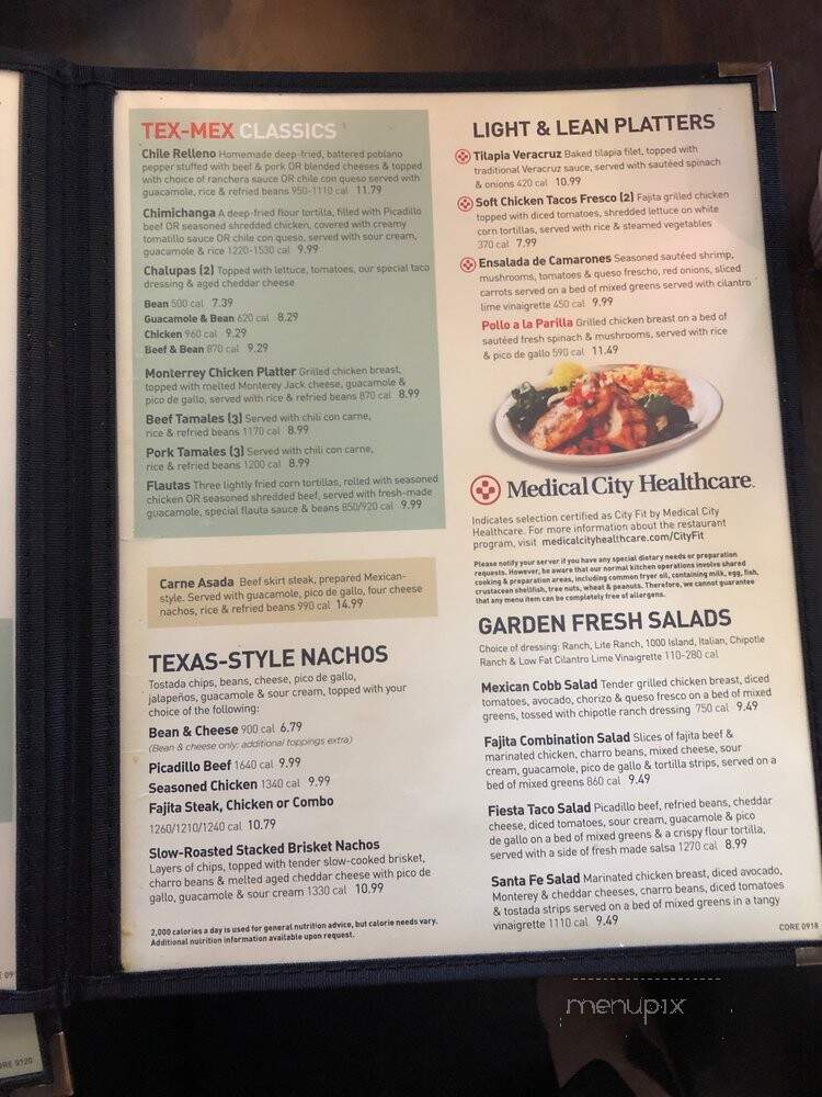 El Fenix Famous Mexican - Irving, TX menu_pic