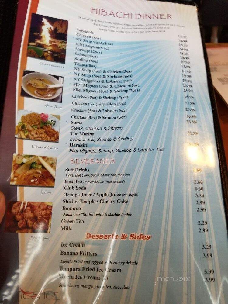Pacific Spice - Acworth, GA menu_pic