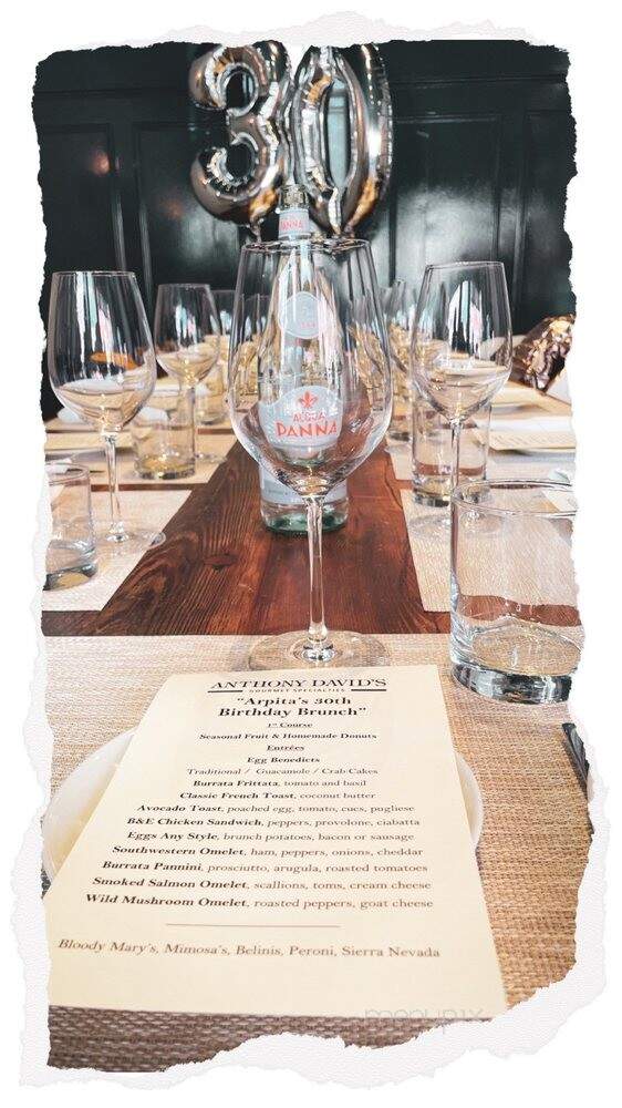 Dining Room at Anthony David's - Hoboken, NJ menu_pic