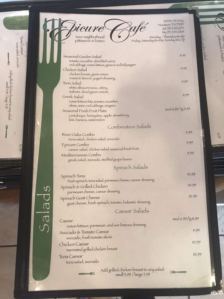 Epicure Cafe - Houston, TX