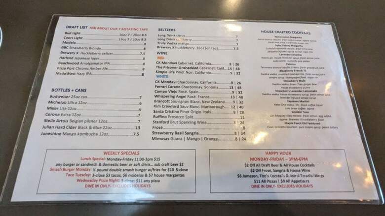 Riley's - Long Beach, CA menu_pic