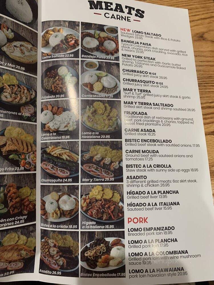 Noches de Colombia - Fairview, NJ menu_pic