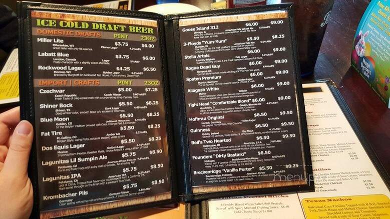Riprock's Night Club & Sports - Downers Grove, IL menu_pic