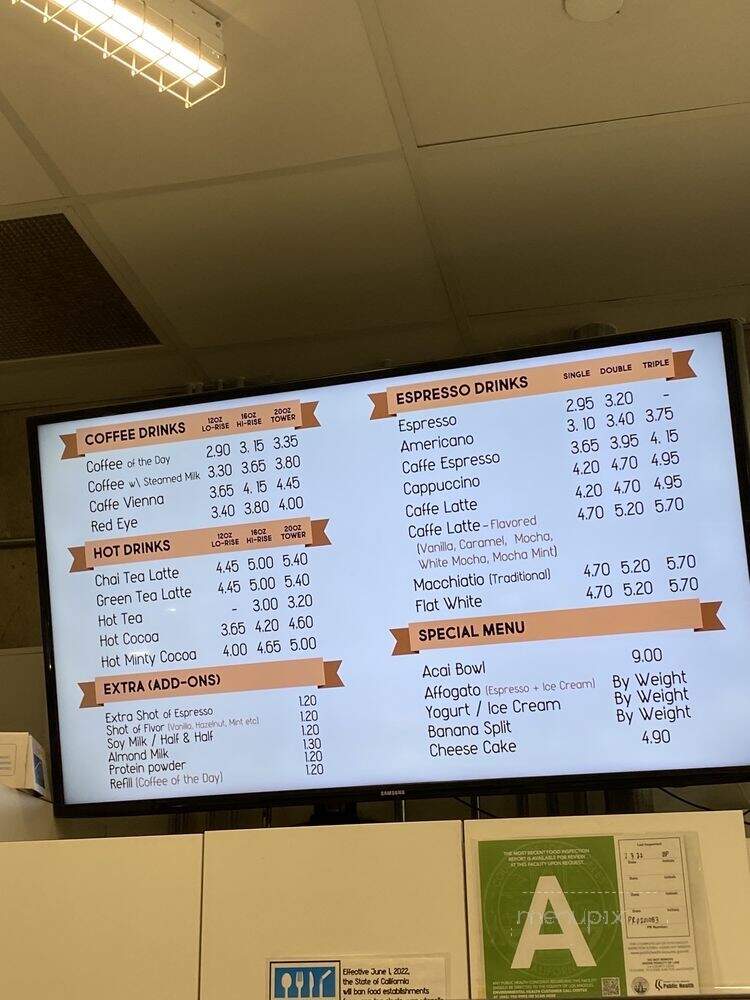 City Bean - Los Angeles, CA menu_pic