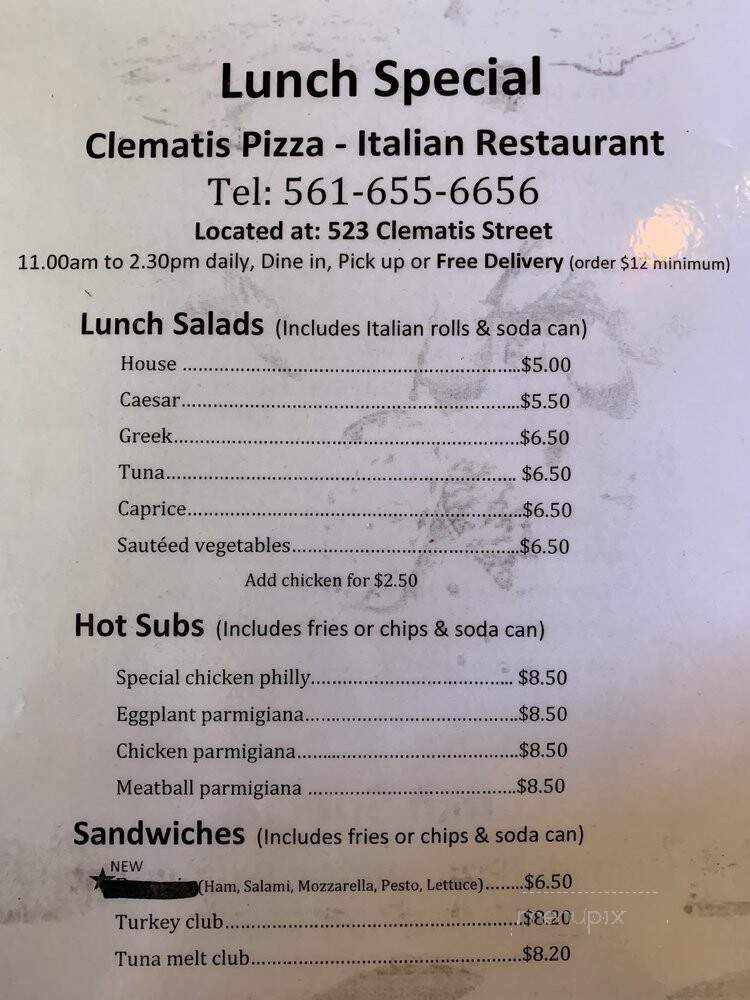 Clematis Pizza - West Palm Beach, FL