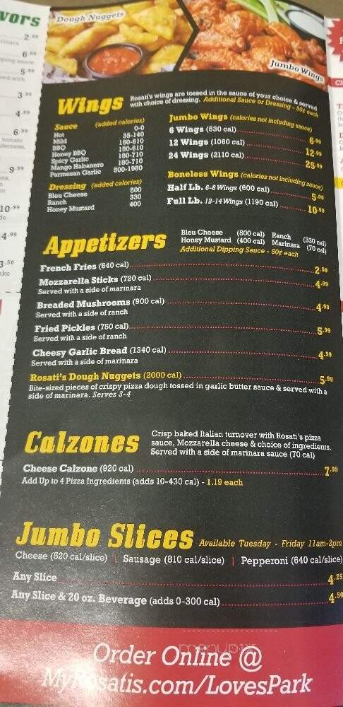 Cannova's Pizza - Loves Park, IL menu_pic