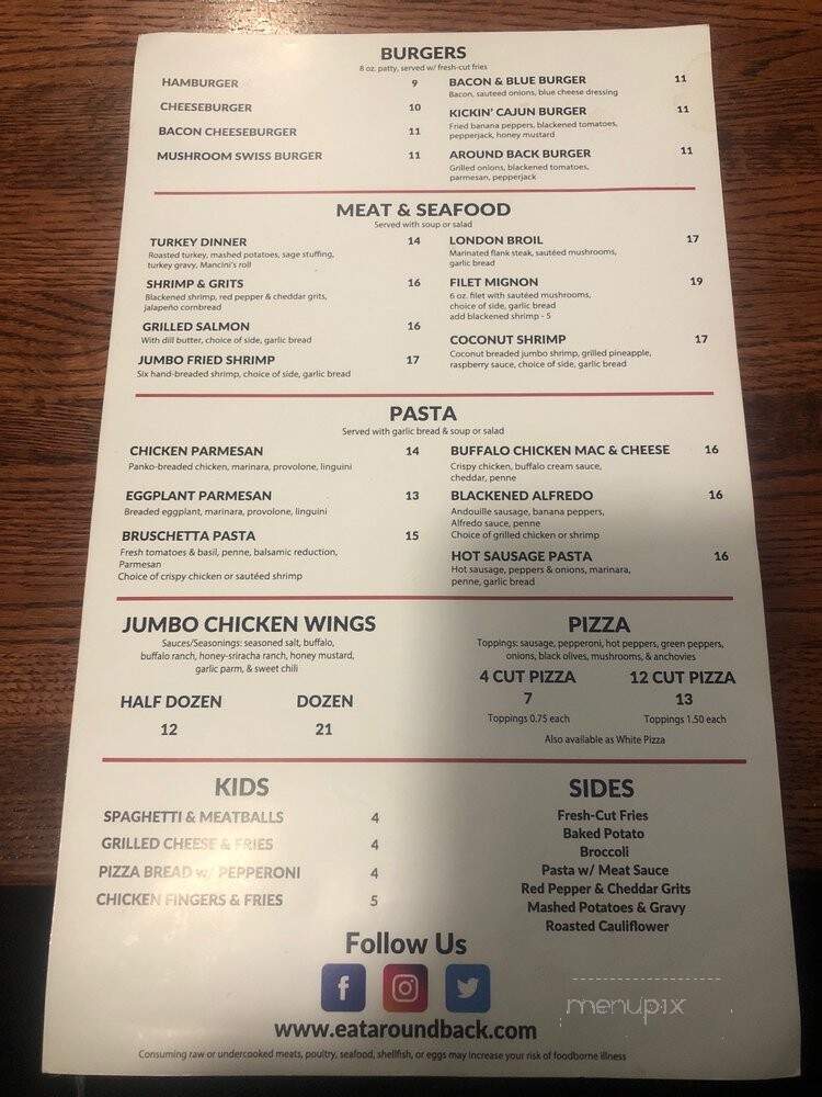 Big Al's Restaurant - Lower Burrell, PA menu_pic
