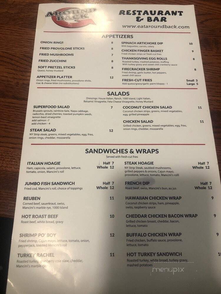Big Al's Restaurant - Lower Burrell, PA menu_pic