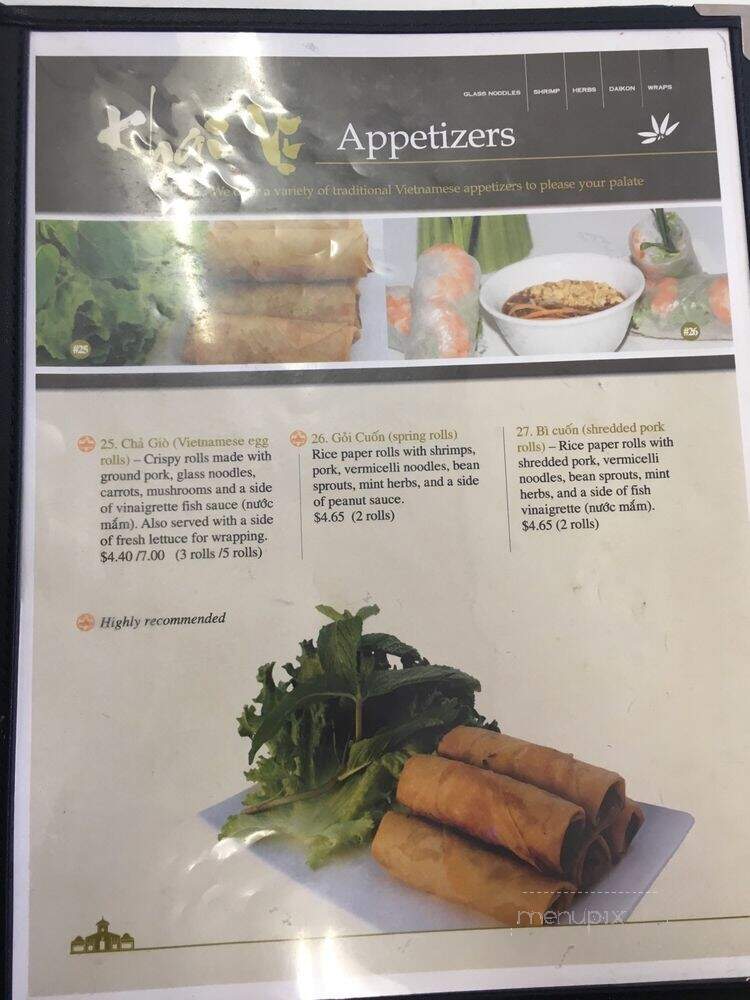 Pho Hoa Hiep - San Diego, CA menu_pic
