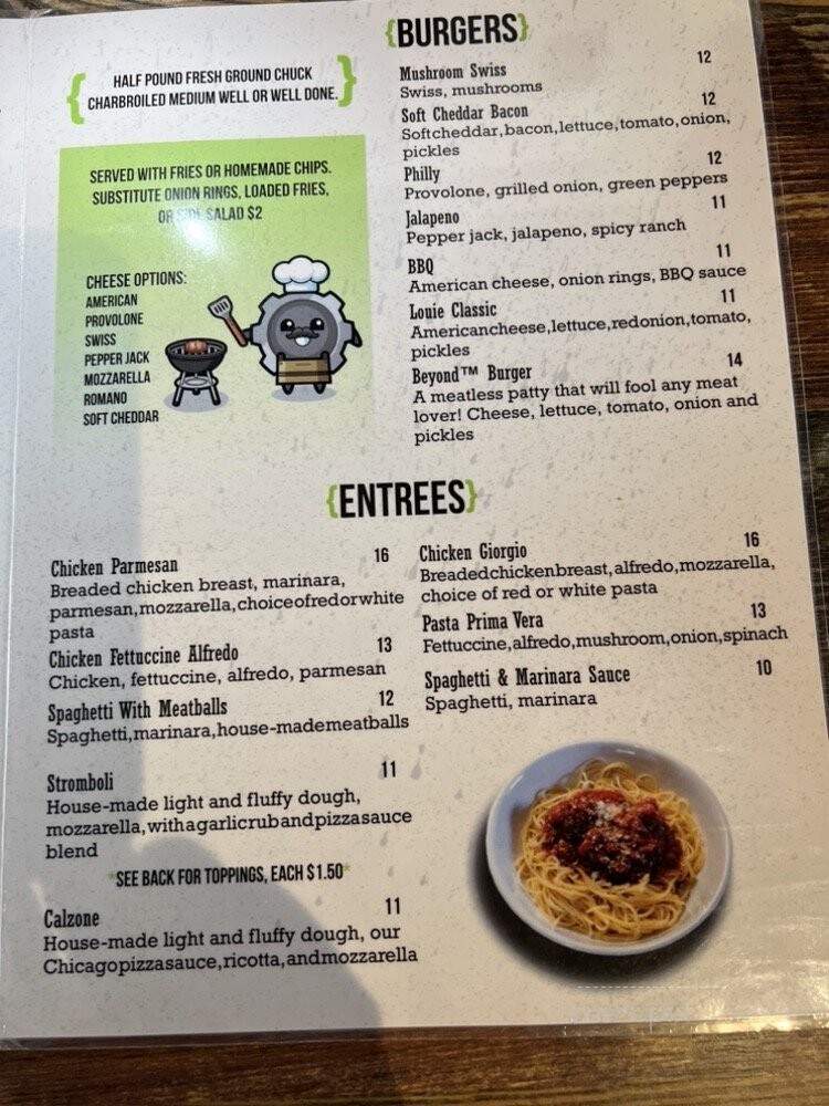 Louie's Pizza Co. - Saint Louis, MO menu_pic