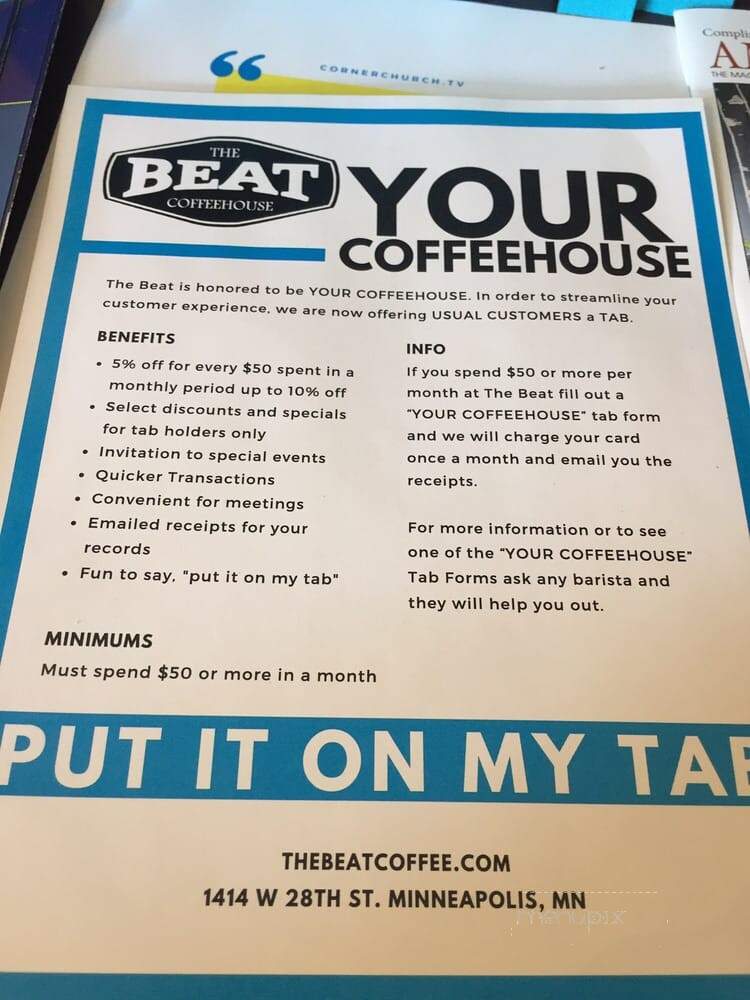 The Beat Coffeehouse - Minneapolis, MN