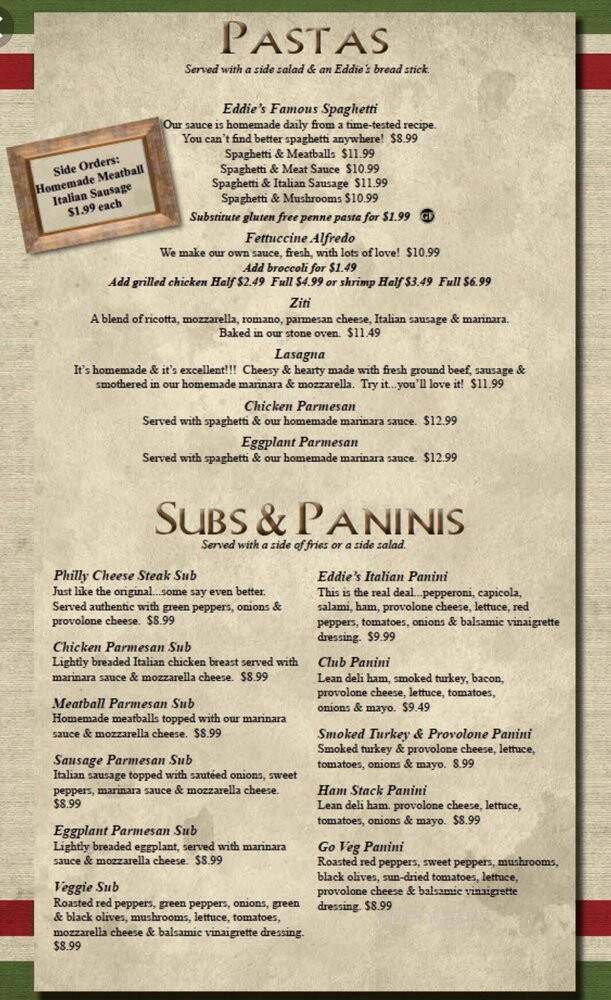 Giovanni's Ristorante Pizzeria - Chesapeake, VA menu_pic