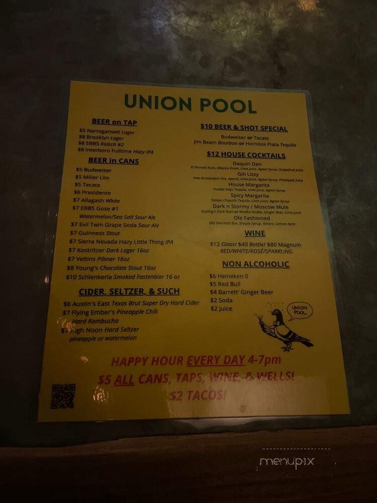 El Diablo Tacos in Union Pool - Brooklyn, NY