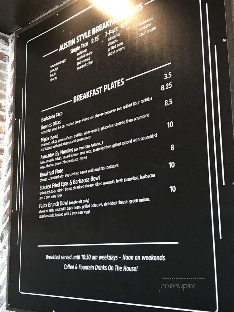 Chiloso Mexican Bistro - Wylie, TX menu_pic